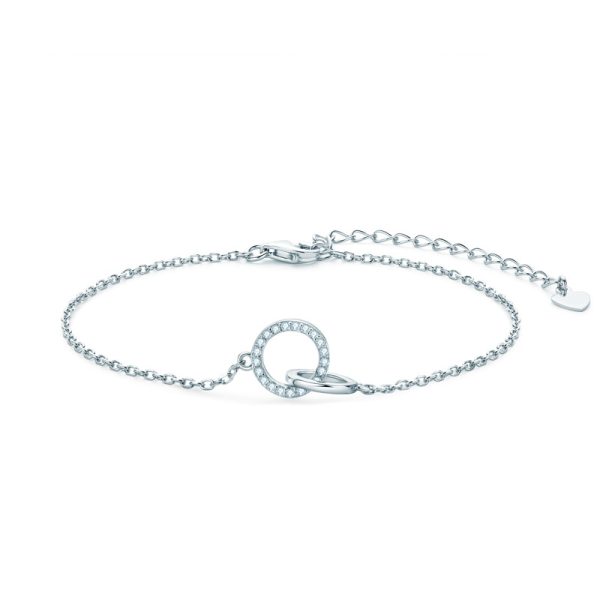 Four-Prong Moissanite Bracelet | S925 Sterling Silver-02
