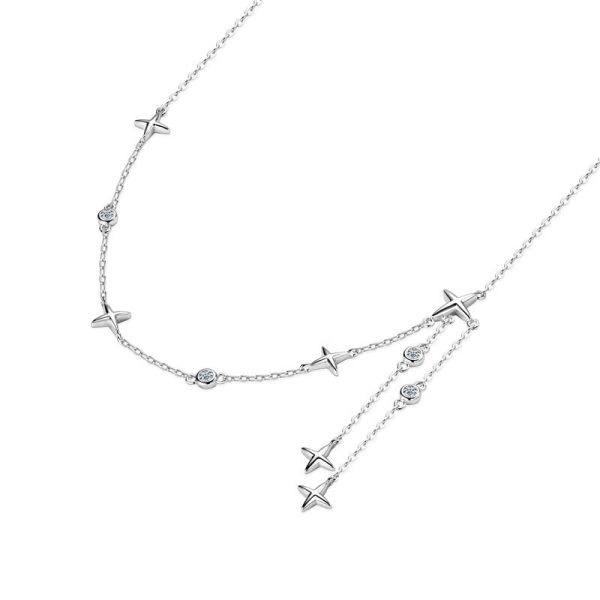Starry Tassel Necklace | Elegant and Dazzling Design - Image 4