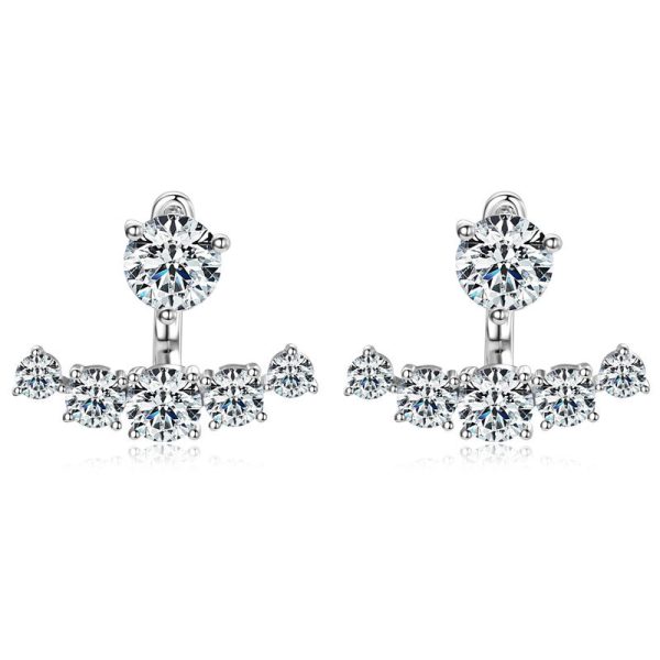 S925 Double-Wear Moissanite Stud Earrings