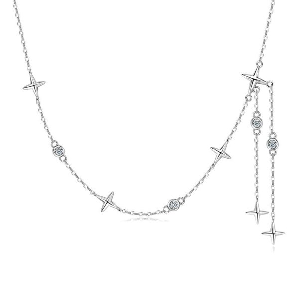 Starry Tassel Necklace | Elegant and Dazzling Design